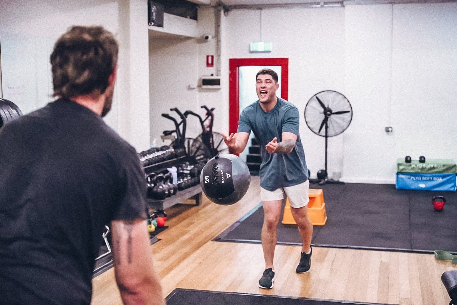 Deacon Laugher training at Misfits S+C